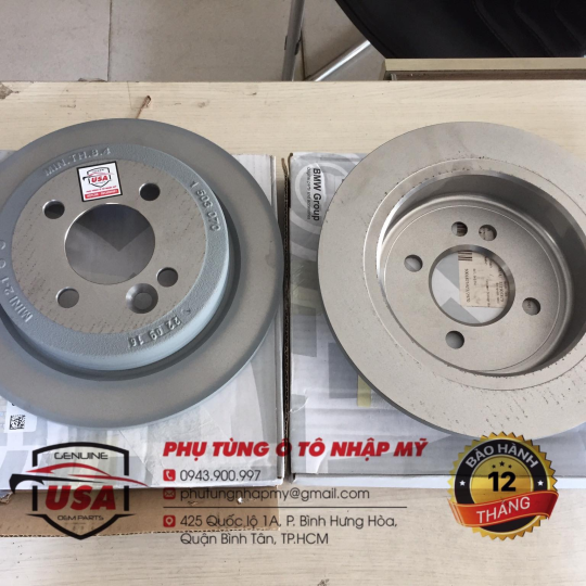 Đĩa thắng Mini Cooper 2002  -2013