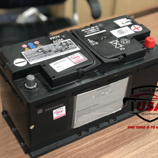 Bình ắc quy Audi A8  - 3D0915105G