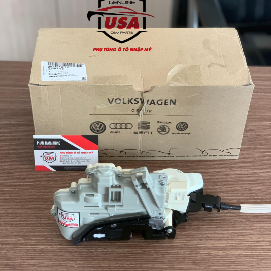 Cụm khóa hít cửa  Audi A8  - 4H1837015E