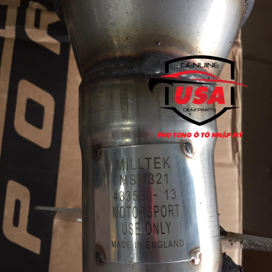 Downpipe highflow cat 200 cell thể thao - tăng Công suất mini cooper R55 -R56 từ 2007-2014  