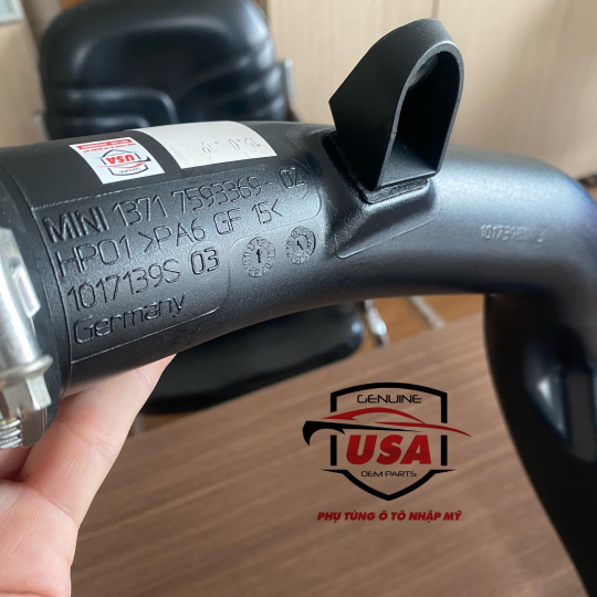 Ống gió turbo Mini Cooper R55 , R56  - 13717593369