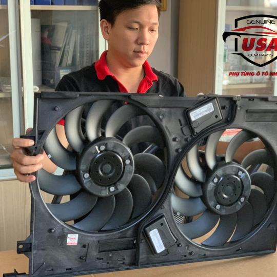 Cụm quạt giải nhiệt động cơ Bentley continental  - 3W0121191C