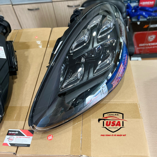 Đèn pha Led nâng cấp cho Porsche Cayenne 