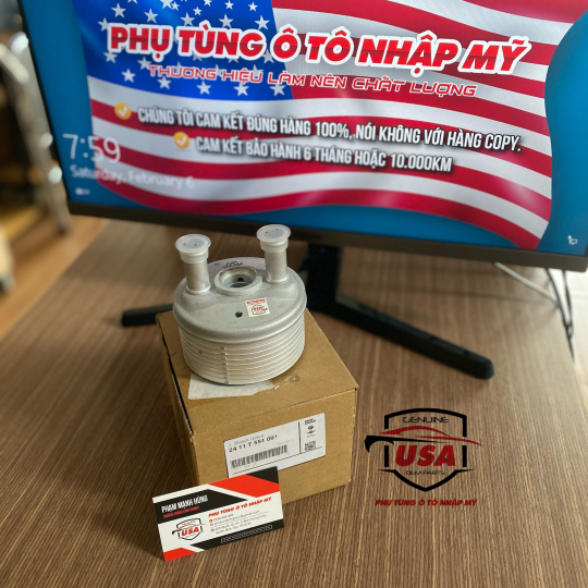 Két giải nhiệt dầu hộp số mini cooper R55 , R56 , R57 - 24117551091