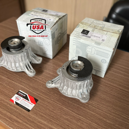 Cao su chân máy Mercedes C250 , C300 - A2052400200    -  A2052400300