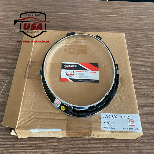 Viền crome đèn Bentley Continental  - 3W5807767C 