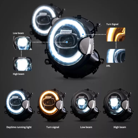 Đèn pha Led cho Mini Cooper R55 , R56 