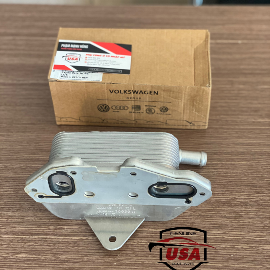 Két giải nhiệt dầu động cơ số Audi A6 - 06E117021G