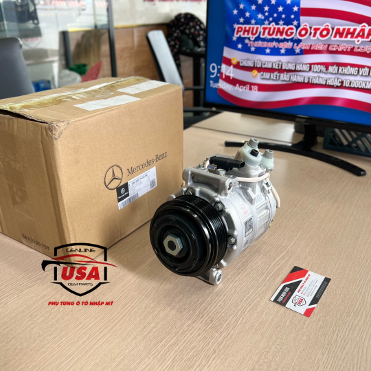 Lốc lạnh điều hòa động cơ Mercedes S400 - A0008307602 