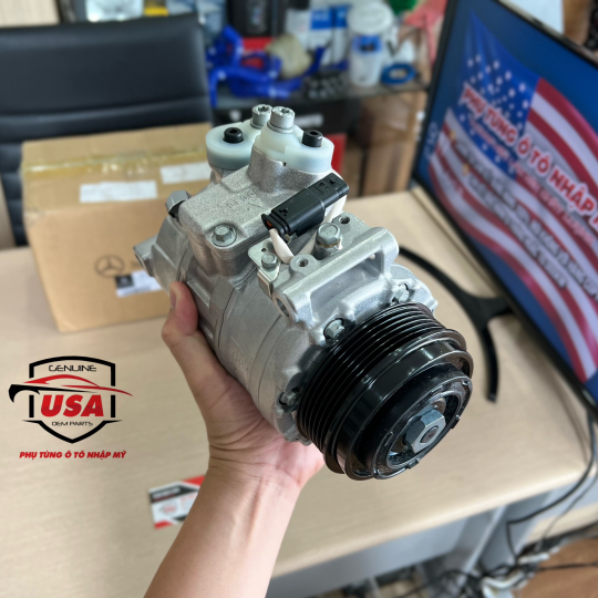 Lốc lạnh điều hòa động cơ Mercedes S400 - A0008307602 