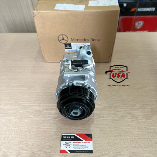 Lốc lạnh điều hòa động cơ Mercedes S400 - A0008307602 