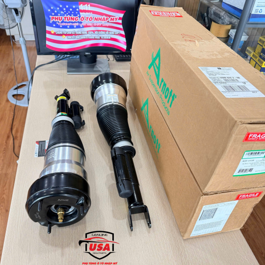 Phuộc hơi trước thích ứng mặt đường Arnott USA Mercedes S400 , S500  